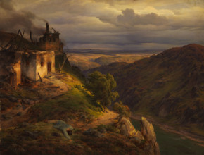 Landscape, 1835. Creator: Karl Friedrich Lessing.