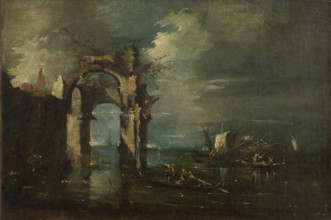 Lagoon Landscape, 1701-1800. Creator: Unknown.