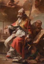 Saints Petronius of Bologna and Bernardin of Siena, c1774. Creator: Gaetano Gandolfi.