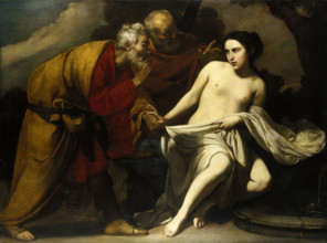 Susanna and the Elders, c1630-1635. Creator: Massimo Stanzione.
