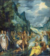 The Baptism of Christ, 1609. Creator: Paul Juvenel I.