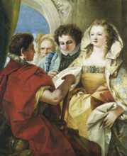 The Continence of Scipio, c1751. Creator: Giovanni Domenico Tiepolo.