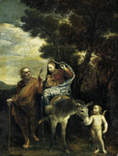 The Flight into Egypt, c1710-1725. Creator: Giuseppe Maria Crespi.