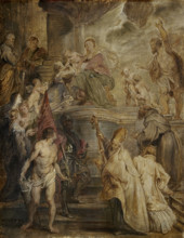 The Mystic Marriage of St Catherine..., 1628. Creator: Peter Paul Rubens.