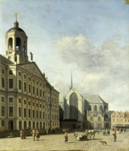 The Town Hall in Amsterdam, c1674. Creator: Gerrit Berckheyde.