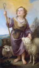 The Good Shepherd, c1675-1682. Creator: Bartolomé Esteban Murillo.
