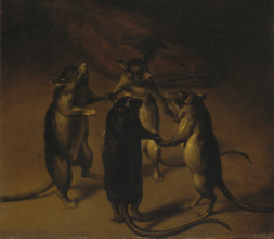 The Dance of the Rats, c1690. Creator: Ferdinand van Kessel.