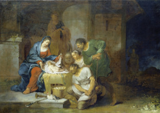 The Adoration of the Shepherds, c1765. Creator: Januarius Zick.