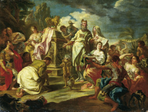 The Adoration of the Golden Calf, c1701-1750. Creator: Venetian Master 18th century.