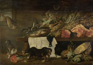Pantry with Game, after 1705. Creator: Peeter Snyers.