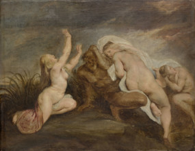 Nymphs and River God (Fragment of a Depiction of the Fall of Phaeton), c1640-1662. Creator: Copy after Peter Paul Rubens.