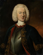 Portrait of Hieronymus Georg von Holzhausen (1726-1755), c1740-1750. Creator: German Master.