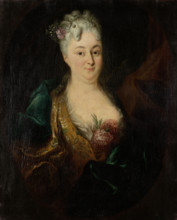Portrait of Margarethe Elisabeth von Lersner, c1700-1730. Creator: German Master.