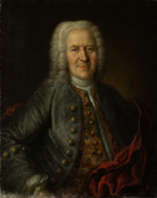 Portrait of Justinian von Holzhausen, c1735-1745. Creator: German Master.