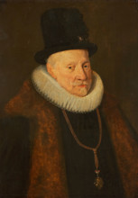 Portrait of an Elderly Man (Archduke Albert VII. (1559-1621) ?), c1654. Creator: Flemish Master.