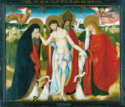 The Holy Trinity with the Virgin Mary and St John the Evangelist, 1503. Creator: Master of the Wendelin Altar.