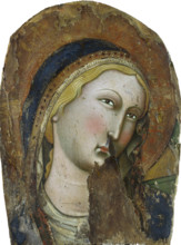 Virgin (fragment), c1377-1383. Creator: Niccolo di Buonaccorso.