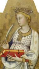 Saint Catherine of Alexandria, c1400-1410. Creator: Paolo di Giovanni Fei.