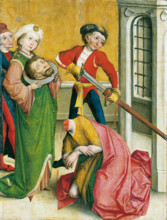 The Decapitation of St John the Baptist, 15th century. Creator: Master of the Eggenburg Altar.