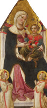 Enthroned Madonna and Child with Angels, c1410-1422. Creator: Giovanni dal Ponte.