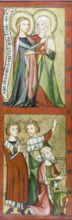The Visitation, and Adoration of the Magi, 1325-1335. Creator: Rhenish Master c1331.