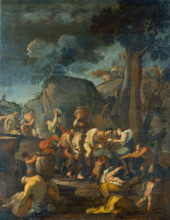A Bacchanal, c1665. Creator: Giulio Carpioni.