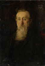 Portrait of Reinhard Roederstein (father of the painter), 1889-1890. Creator: Ottilie Wilhelmine Roederstein.