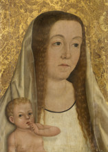 Female Saint with the Christ Child, c1500. Creator: Swabian Master.