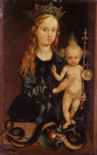 Madonna with Child, 16th century. Creator: Martin Schongauer imitator.