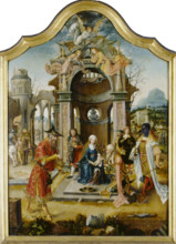 The Adoration of the Magi, 1516-1519. Creator: Master of the Von Groote Adoration.