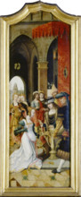 King Solomon Receiving the Queen of Sheba, 1516-1519. Creator: Master of the Von Groote Adoration.