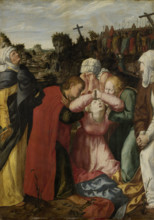 The Virgin Mary and Mourners at the Crucifixion, 1588. Creator: Philipp Uffenbach.