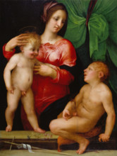 Madonna and Child with the Infant St John, 1515. Creator: Rosso Fiorentino.