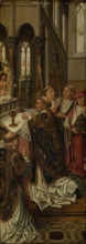 The Mass of St Gregory, c1505. Creator: Master of the Morrison Triptych.
