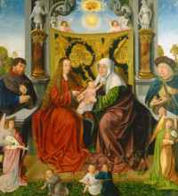 The Holy Kinship, c1520. Creator: Master of the Holy Blood.