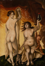 Two Witches, 1523. Creator: Hans Baldung.