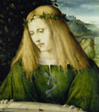 Narcissus at the Fountain, c1510-1511. Creator: Altobello Melone.