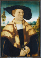 Portrait of Johann Stralenberg, 1526. Creator: Conrad Faber von Creuznach.
