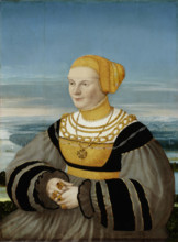 Portrait of Anna von Holzhausen, née Ratzeburg, 1535. Creator: Conrad Faber von Creuznach.