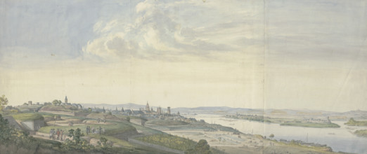 View of Mainz after the siege of 1793, 1793. Creator: Georg Melchior Kraus.