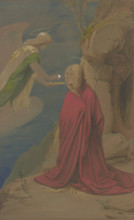 The Communion of Saint Mary Magdalene, 1853. Creator: Eduard von Steinle.