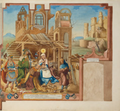 Adoration of the Magi, after 1850. Creator: Jakob Becker.