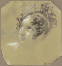 Female head. Creator: Karl Joseph Aloys Agricola.