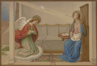 The Annunciation, 1858. Creator: Eduard von Steinle.