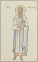 A detail of a mosaic in San Marco in Venice, 1818-1843. Creator: Johann Anton Ramboux.