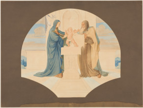 Depiction of Jesus in the Temple-Blessed are the pure in heart, 1837-1838. Creator: Eduard von Steinle.