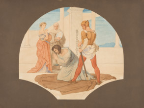 Beheading of John the Baptist-Blessed are those who suffer persecution, 1837-1838. Creator: Eduard von Steinle.