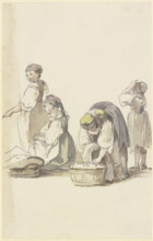 Four farmwomen, c1771-1772. Creator: Georg Melchior Kraus.
