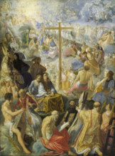 The Frankfurt Altarpiece of the Exaltation of the True Cross, 1603-1605. Creator: Adam Elsheimer.