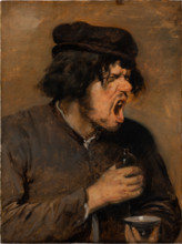 The Bitter Potion, c1636-1638. Creator: Adriaen Brouwer.